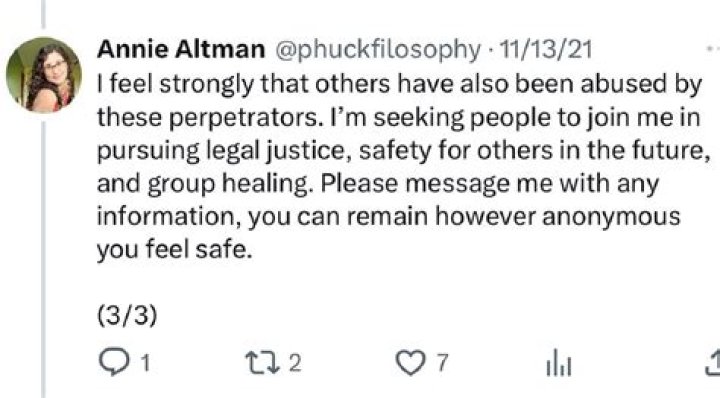 Annie Altman Story And Health ·