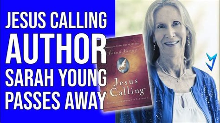 Jesus Calling Author Sarah Young Obituary And Death Cause