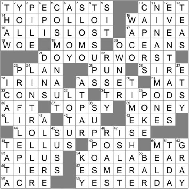 We can share this hiding place! Crossword Clue 6 letters LA Times Answer