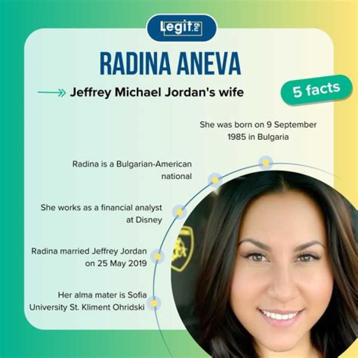 Who Is Radina Aneva? Jeffrey Jordan and Wife Age Difference